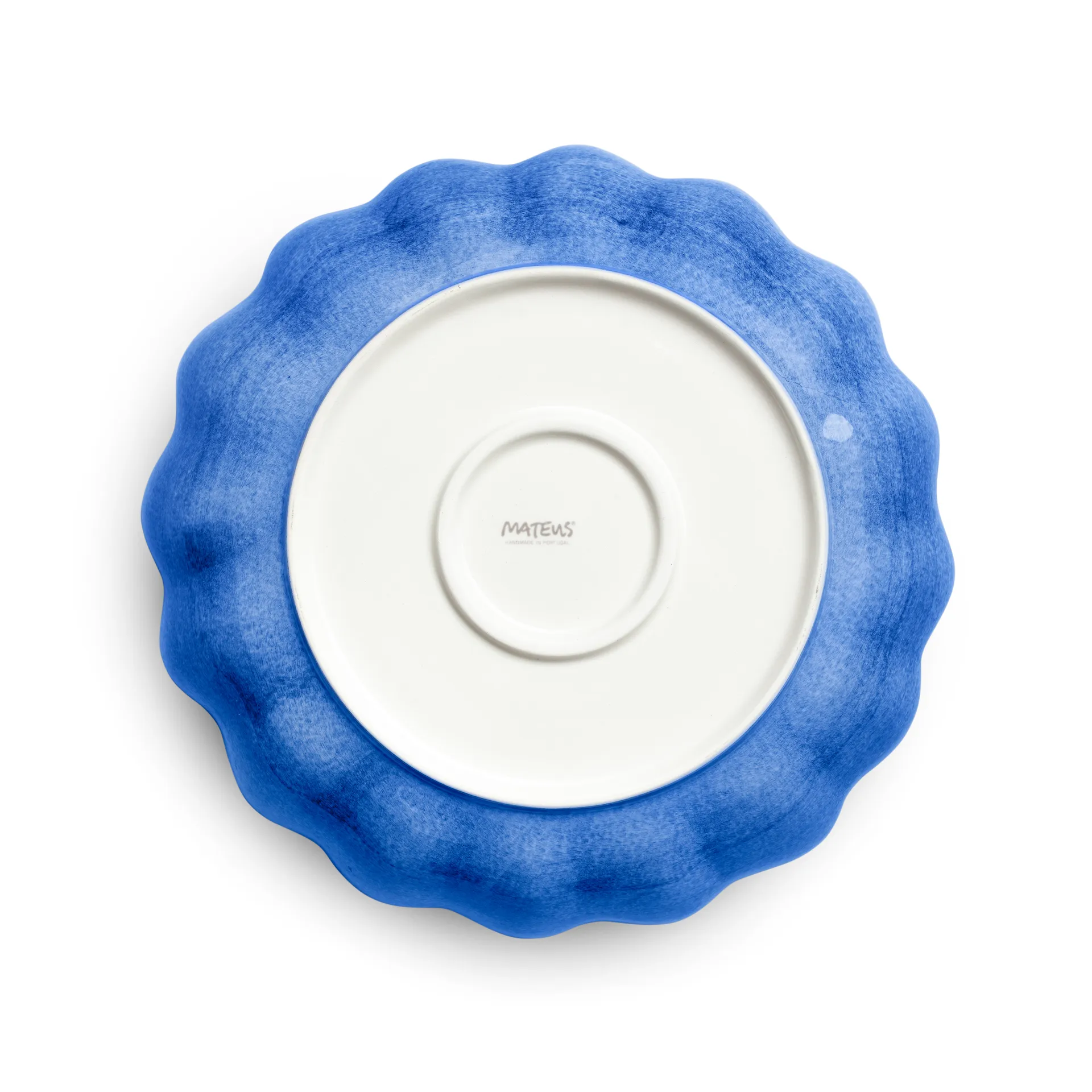 Oyster schaal Ø24 cm, Lichtblauw Mateus