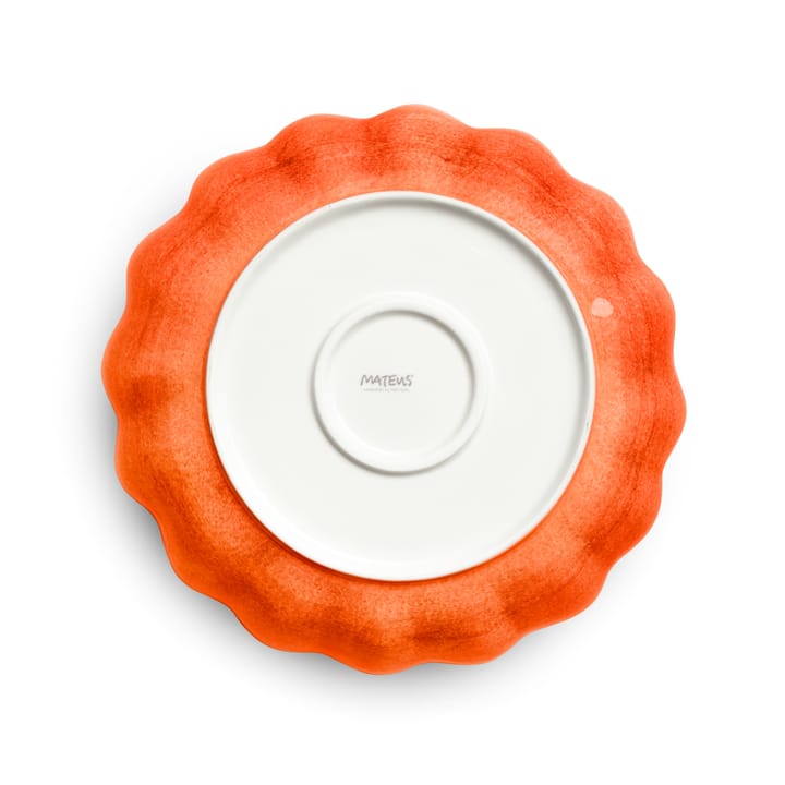 Oyster schaal Ø24 cm, Oranje Mateus