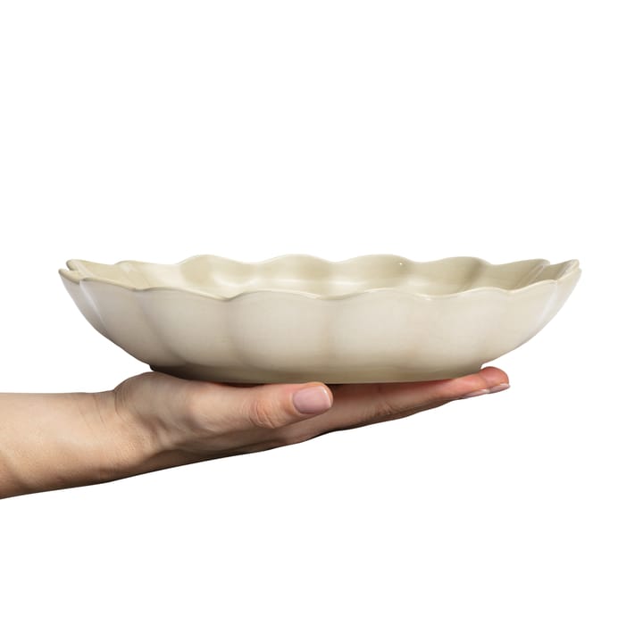 Oyster schaal Ø24 cm, Zand Mateus