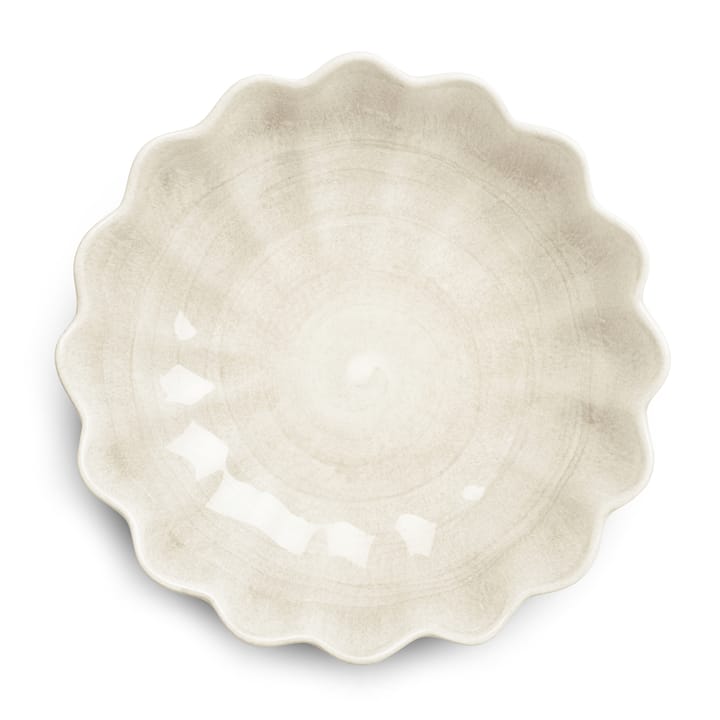 Oyster schaal Ø24 cm, Zand Mateus