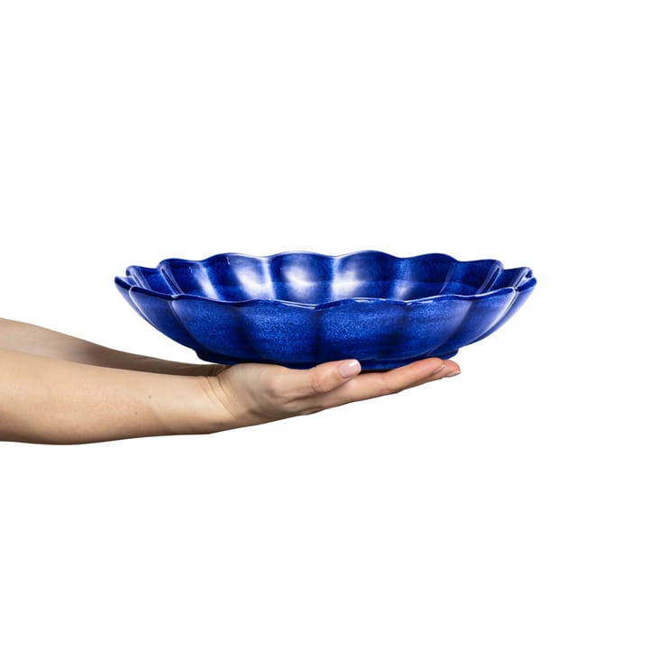 Oyster schaal Ø31 cm, Blauw Mateus