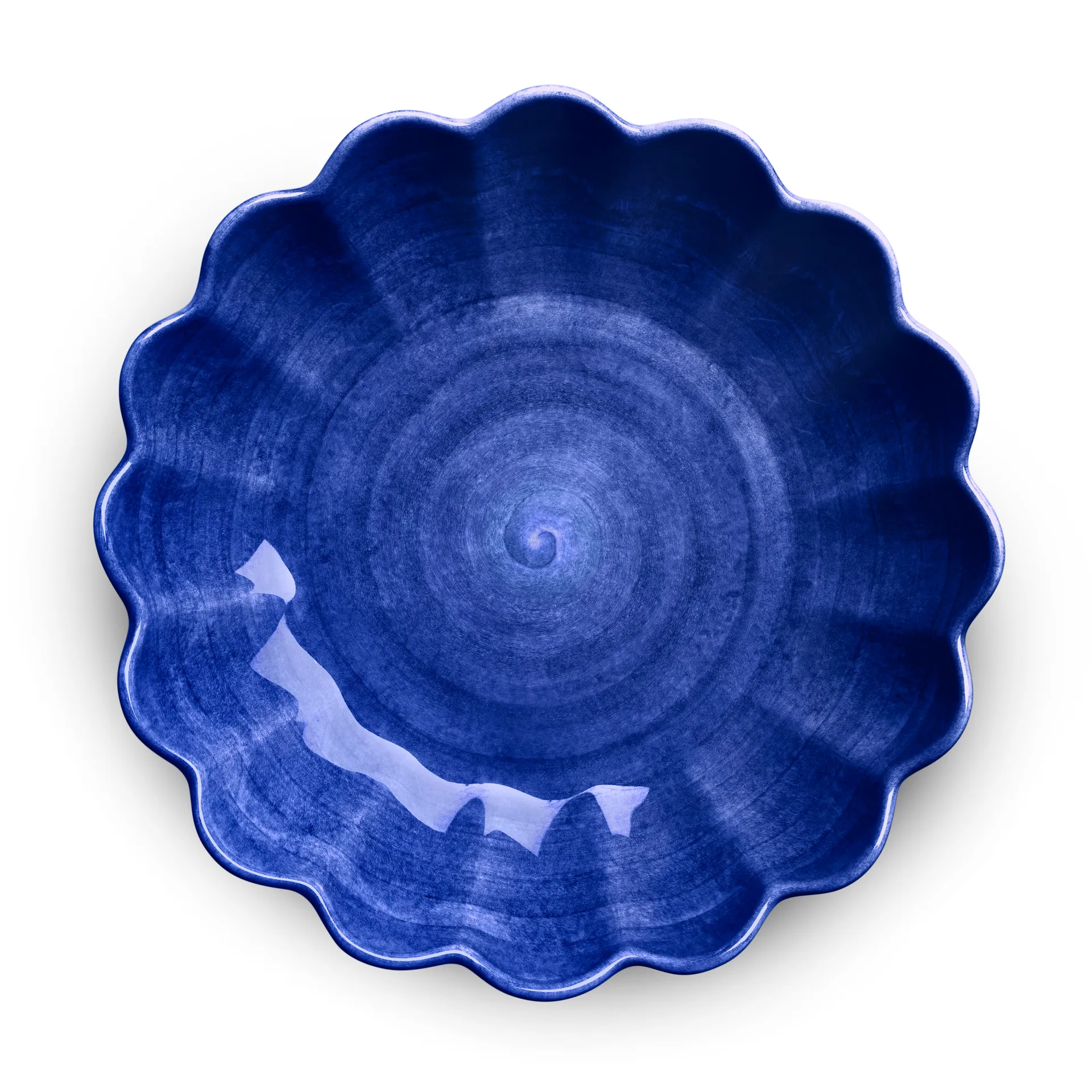 Oyster schaal Ø31 cm, Blauw Mateus