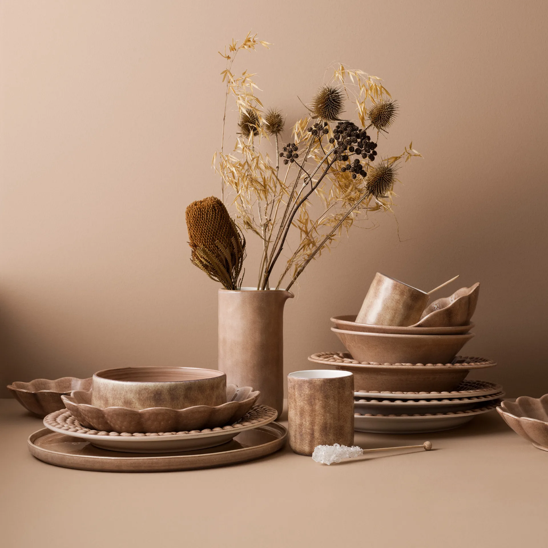 Oyster schaal Ø31 cm, Cinnamon Mateus