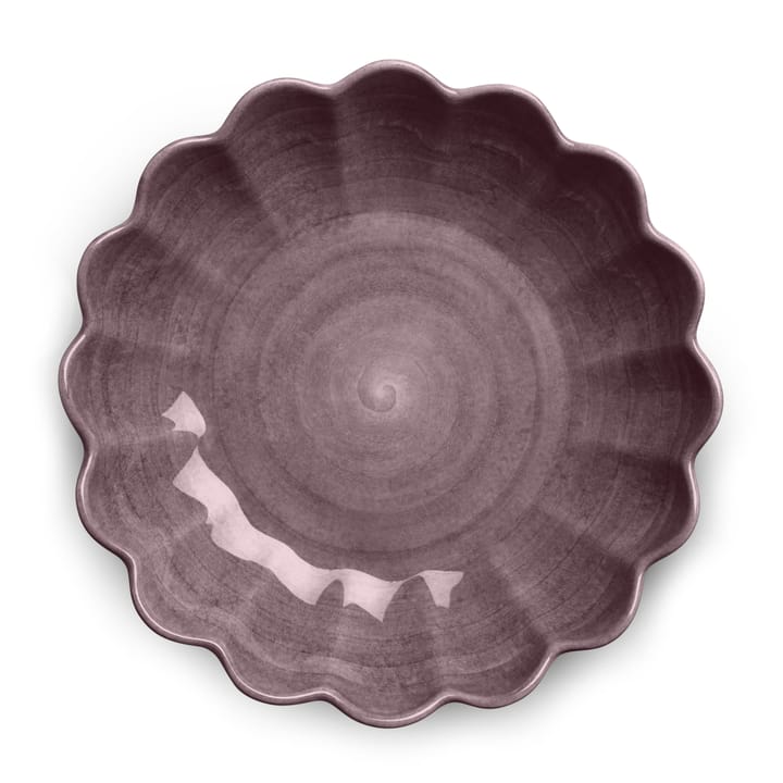 Oyster schaal Ø31 cm, Donkerpaars Mateus