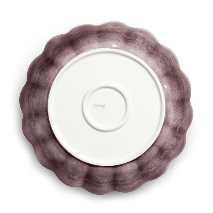 Oyster schaal Ø31 cm, Donkerpaars Mateus