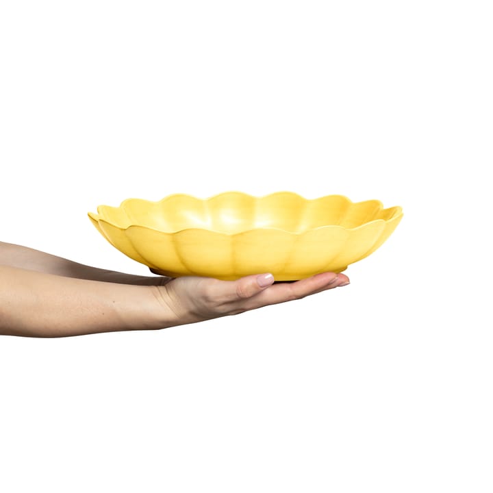 Oyster schaal Ø31 cm, Geel Mateus