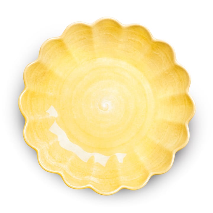Oyster schaal Ø31 cm, Geel Mateus