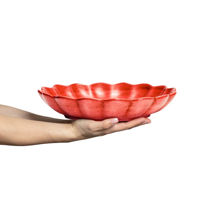 Oyster schaal Ø31 cm, Rood Mateus