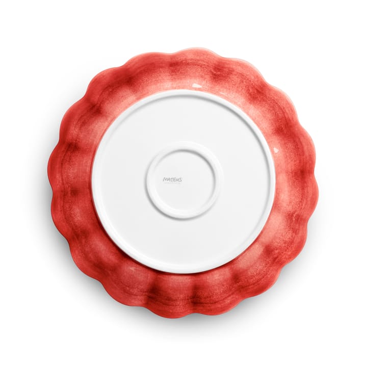 Oyster schaal Ø31 cm, Rood Mateus