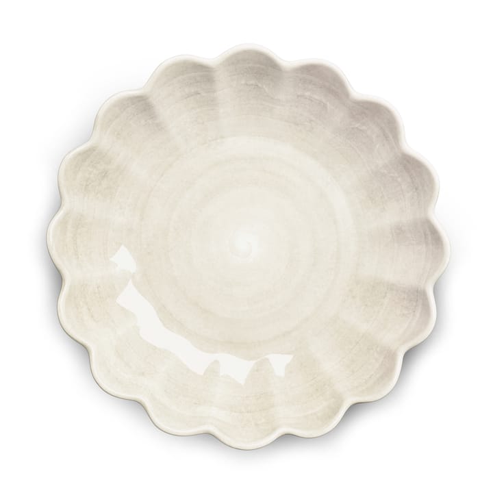 Oyster schaal Ø31 cm, Zand Mateus
