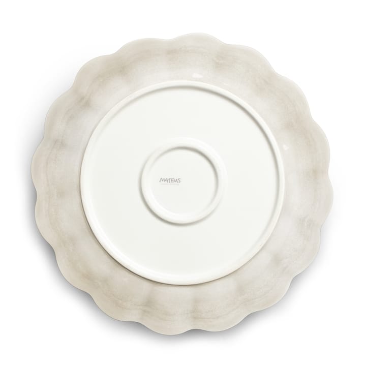 Oyster schaal Ø31 cm, Zand Mateus