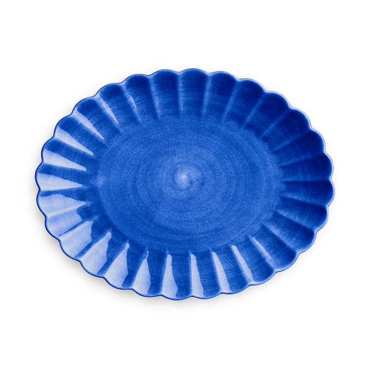 Oyster schotel 30x35 cm - Blauw - Mateus