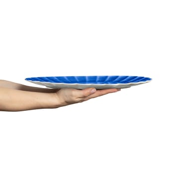 Oyster schotel 30x35 cm - Blauw - Mateus