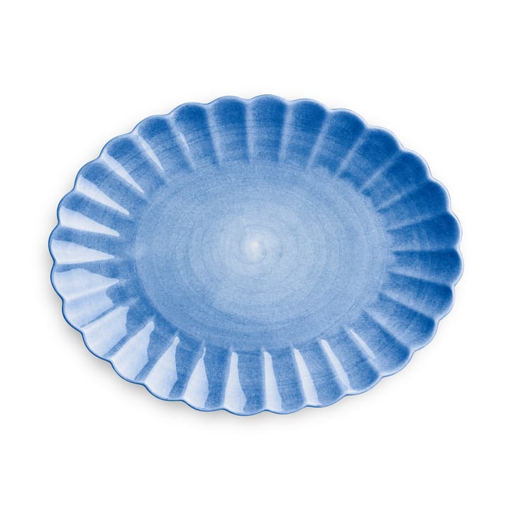 Oyster schotel 30x35 cm - Lichtblauw - Mateus