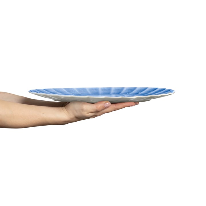 Oyster schotel 30x35 cm, Lichtblauw Mateus
