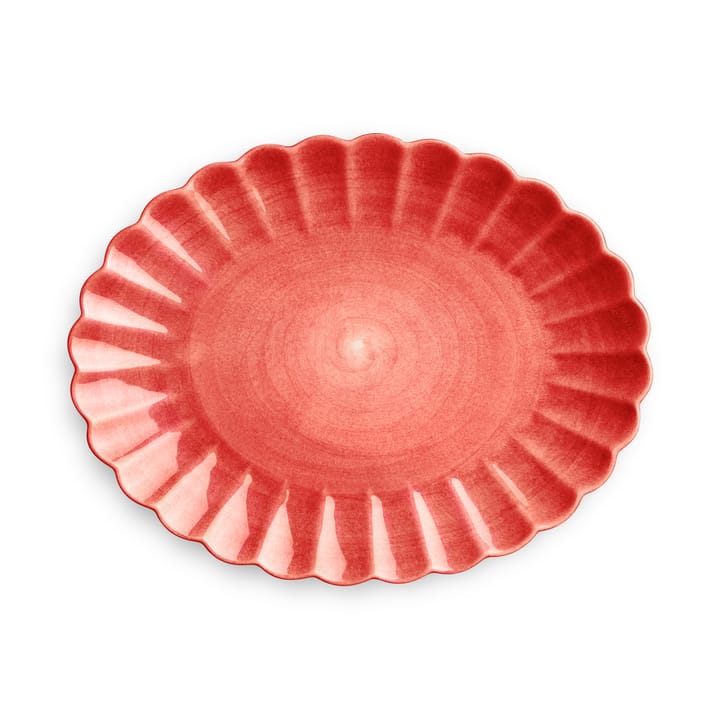 Oyster schotel 30x35 cm - Rood-Limited Edition - Mateus