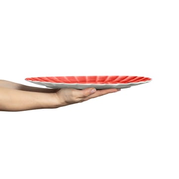 Oyster schotel 30x35 cm - Rood - Mateus