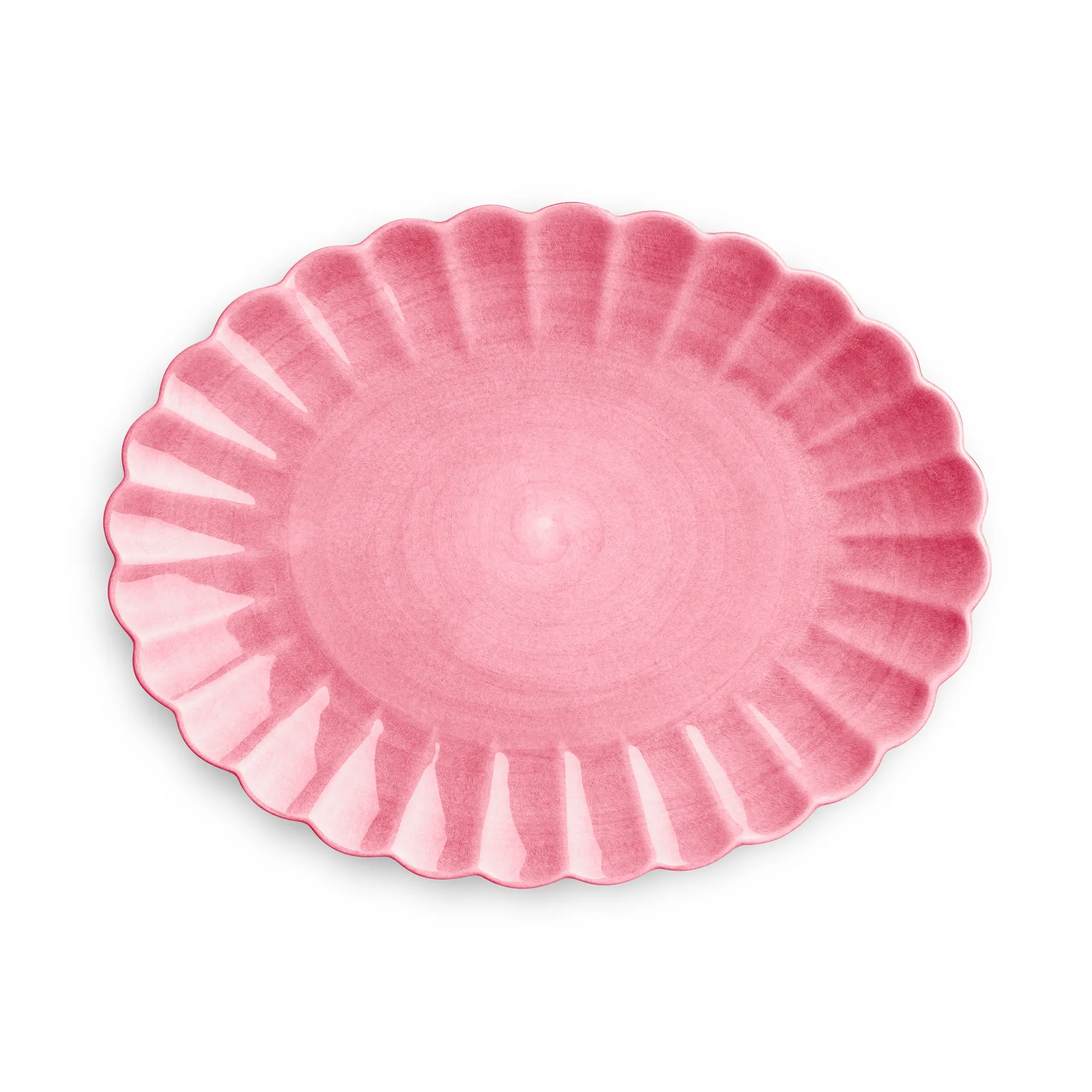 Oyster schotel 30x35 cm, Roze Mateus