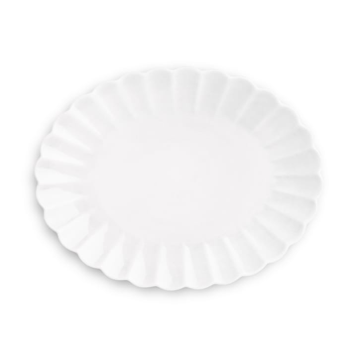 Oyster schotel 30x35 cm - Wit - Mateus