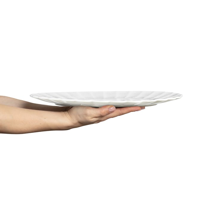Oyster schotel 30x35 cm, Wit Mateus