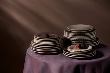 Stripes bord Ø21 cm - Plum - Mateus