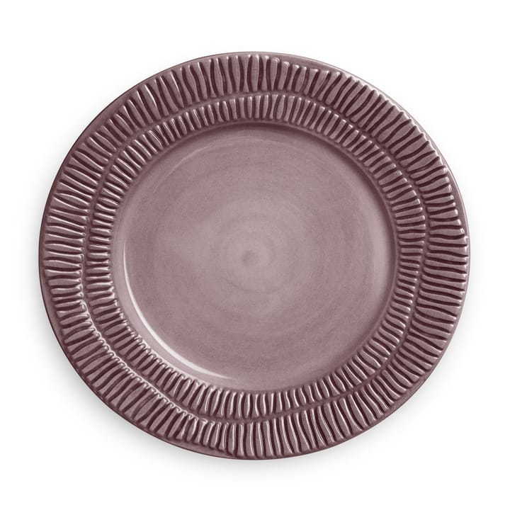 Stripes bord Ø21 cm - Plum - Mateus