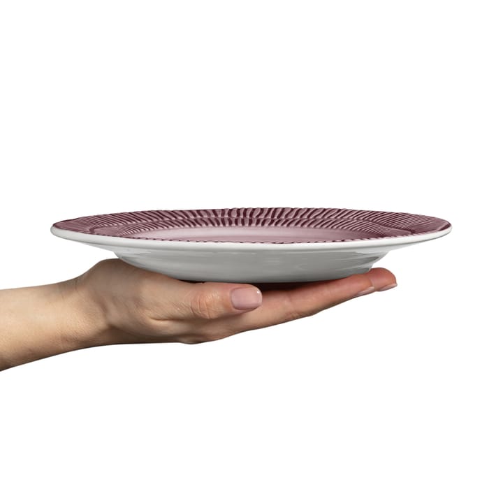 Stripes bord Ø21 cm, Plum Mateus
