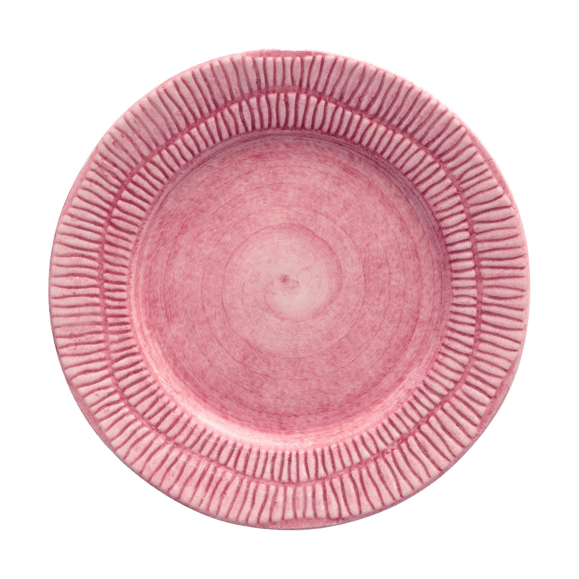 Stripes bord Ø21 cm, Roze Mateus
