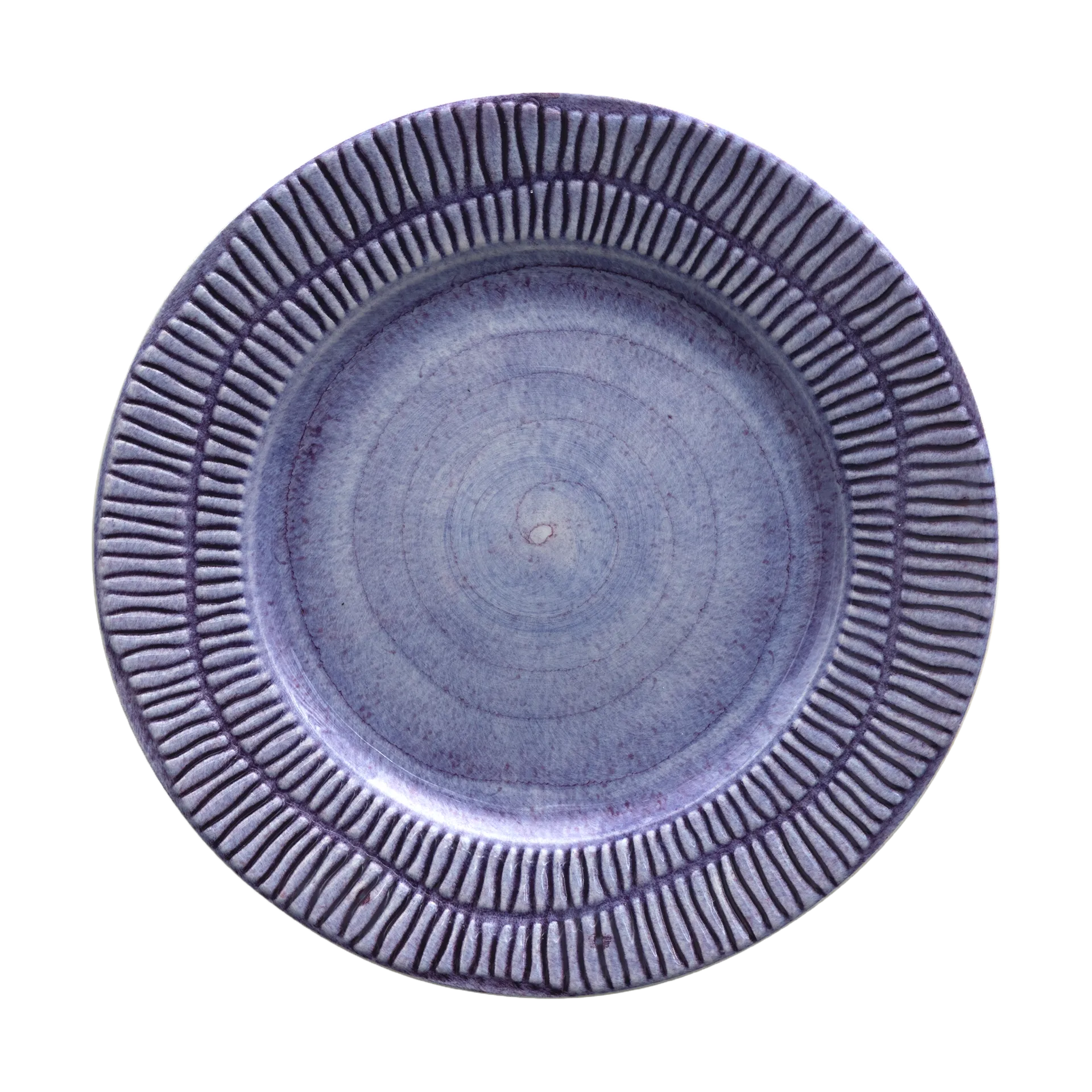 Stripes bord Ø21 cm, Viool Mateus