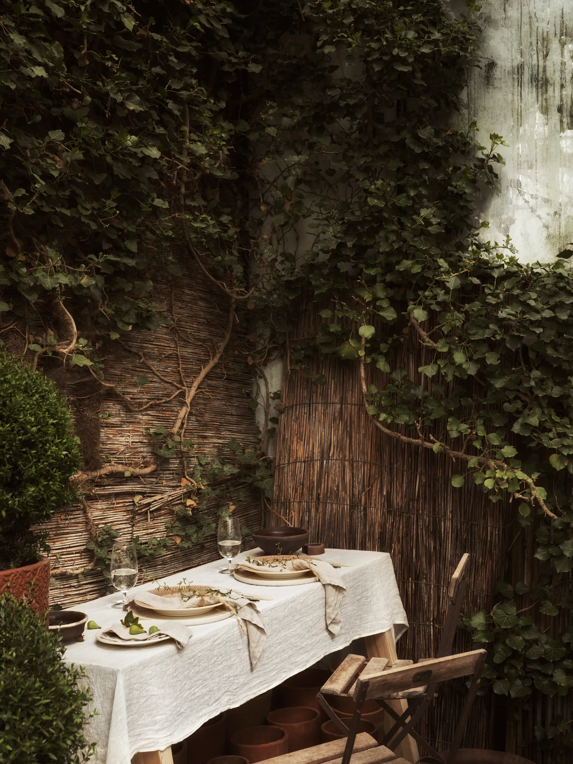 Stripes bord Ø28 cm, Cinnamon Mateus