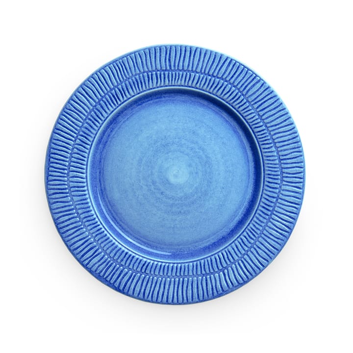 Stripes bord Ø28 cm - Lichtblauw - Mateus