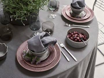 Stripes bord Ø28 cm - Plum - Mateus