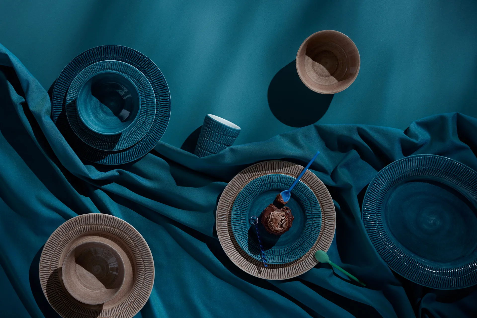 Stripes kom Ø15 cm, Cinnamon  Mateus