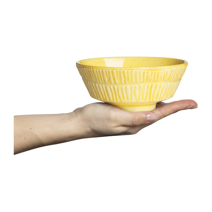 Stripes kom Ø15 cm, Geel Mateus