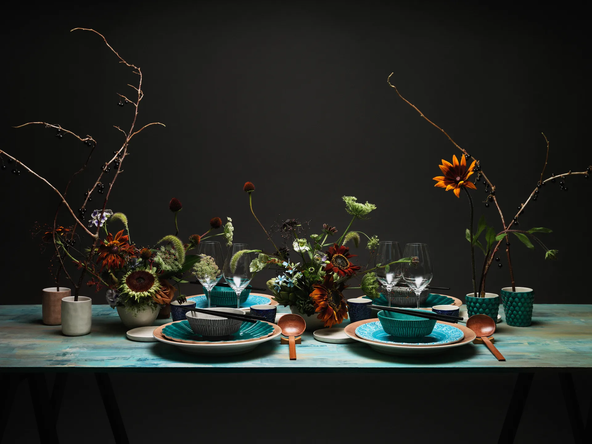 Stripes kom Ø15 cm, Grijs Mateus