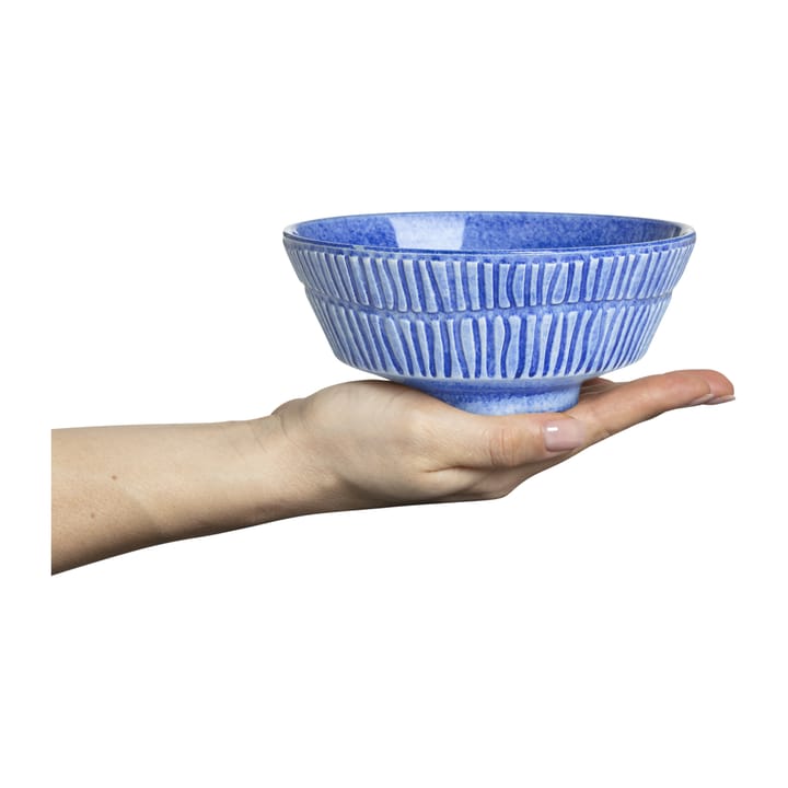 Stripes kom Ø15 cm, Lichtblauw Mateus
