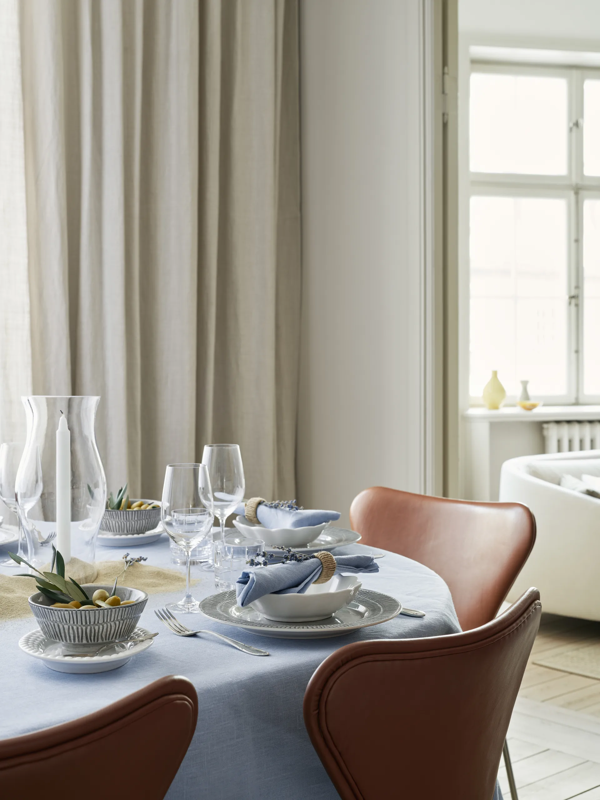 Stripes kom 16 cm, Grijs Mateus