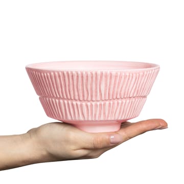 Stripes kom 16 cm - Lichtroze - Mateus