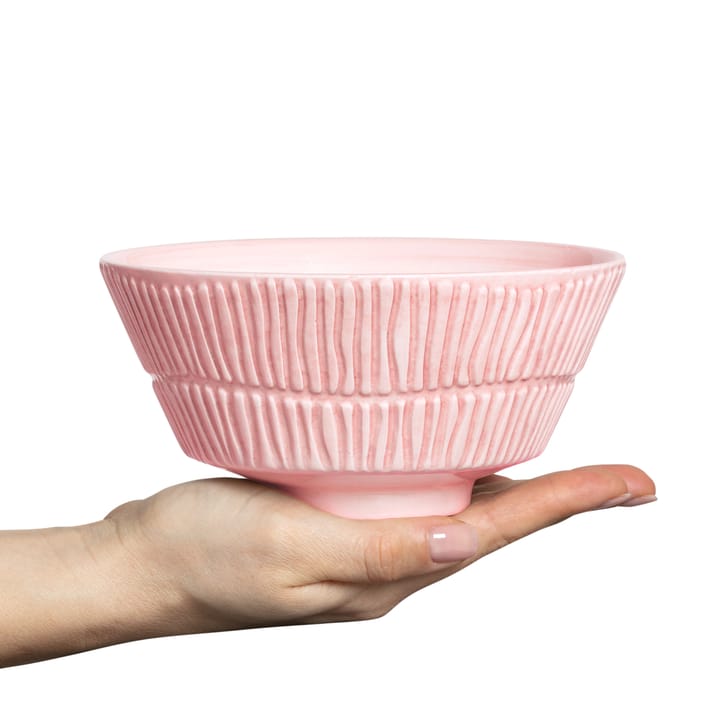 Stripes kom 16 cm, Lichtroze Mateus