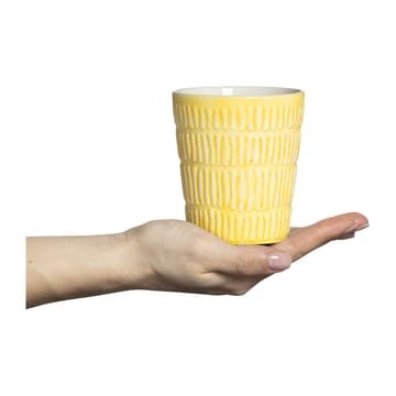 Stripes mok 30 cl - Geel - Mateus