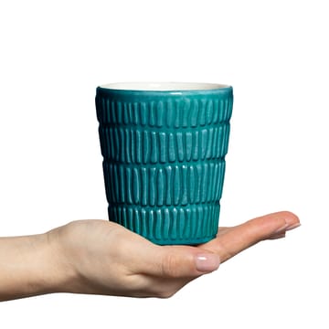 Stripes mok 30 cl - Ocean - Mateus