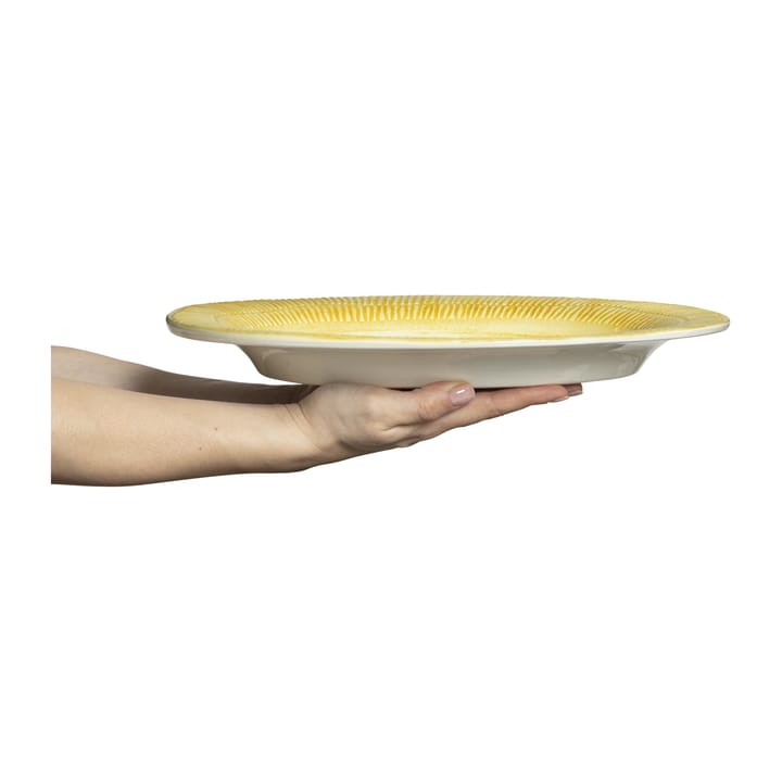 Stripes schotel 30x35 cm, Geel Mateus