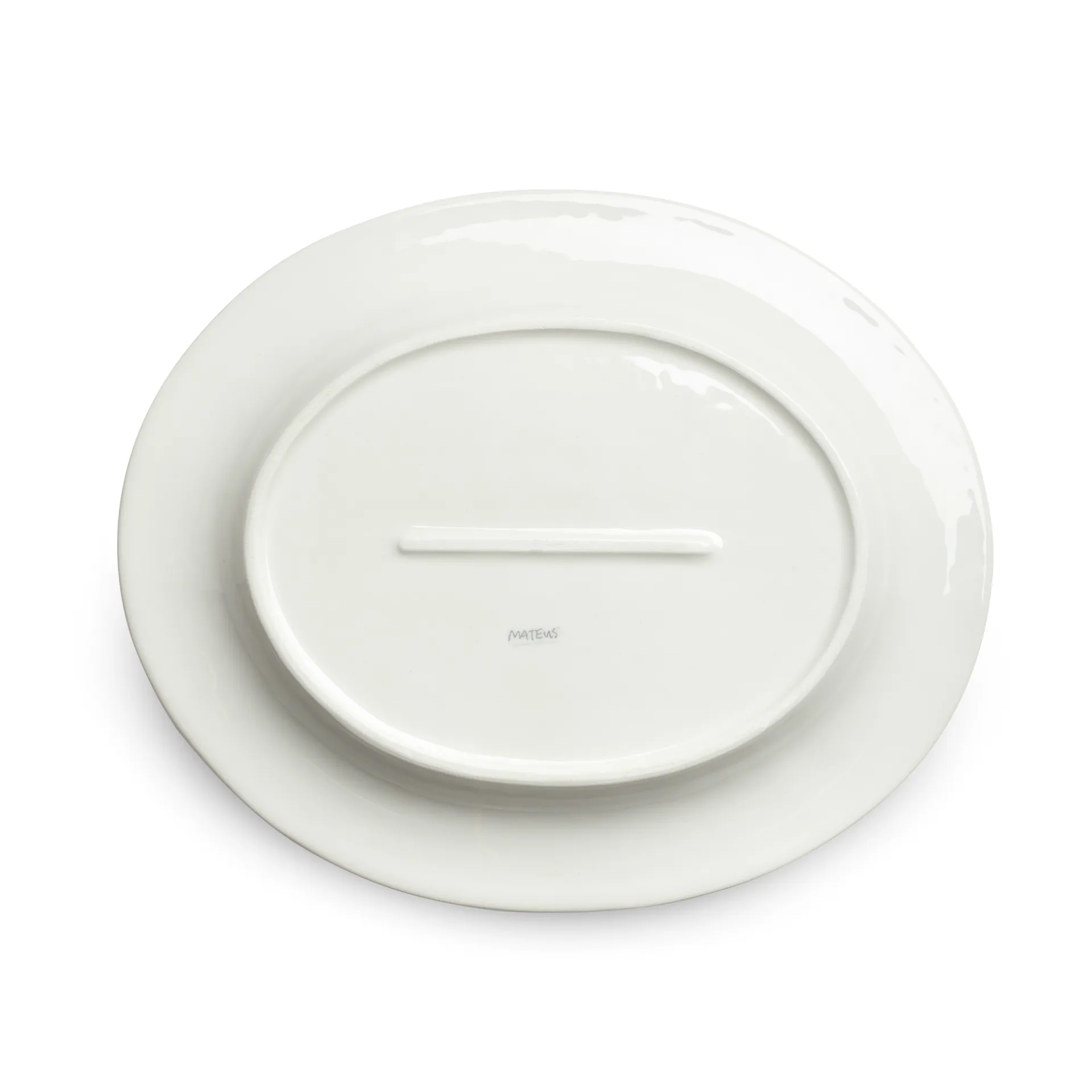 Stripes schotel 30x35 cm, Lichtblauw Mateus