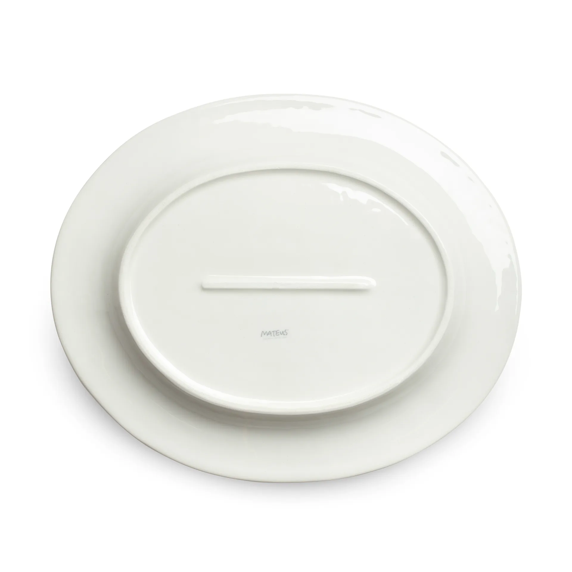 Stripes schotel 30x35 cm, Lichtroze Mateus