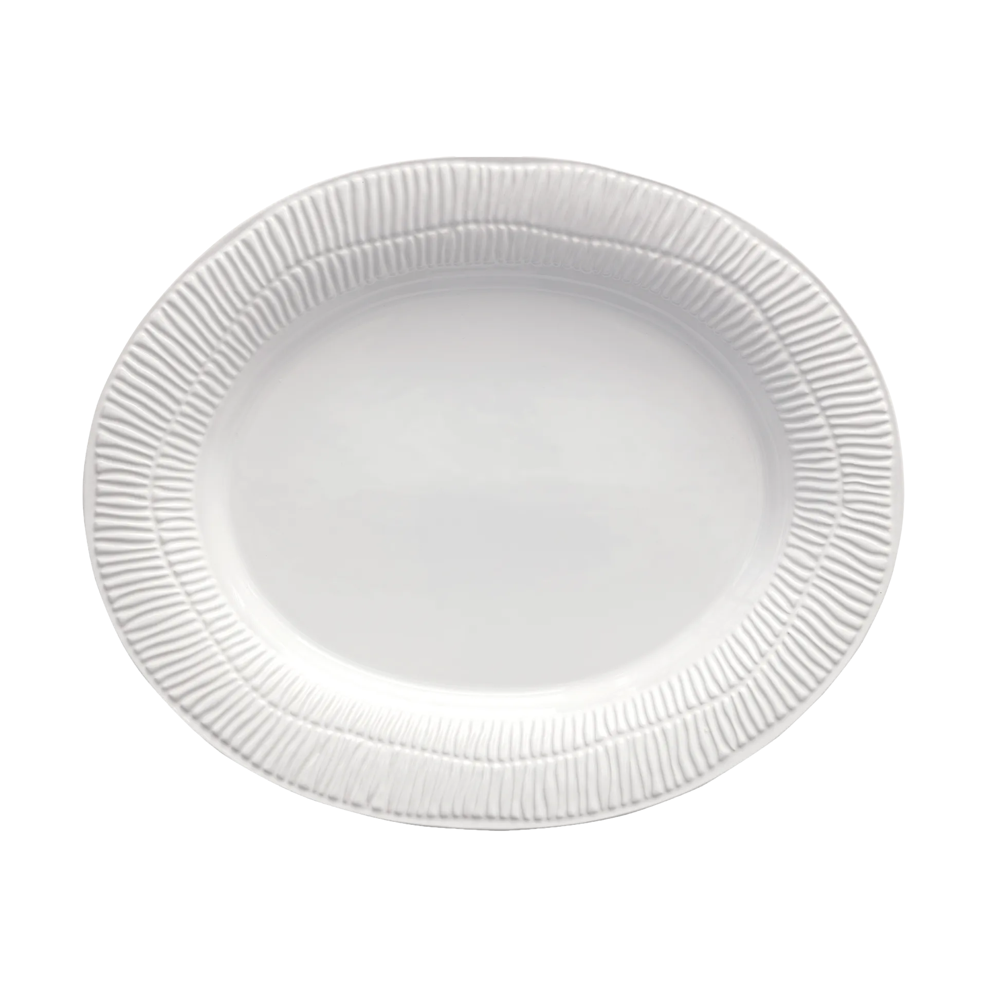 Stripes schotel 30x35 cm, Wit Mateus