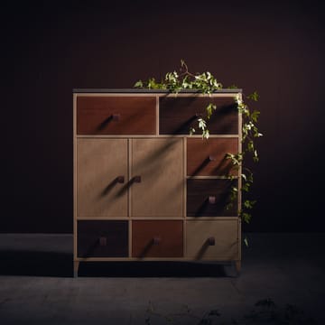 Abisko dressoir - wit, bovenblad in beton - Mavis