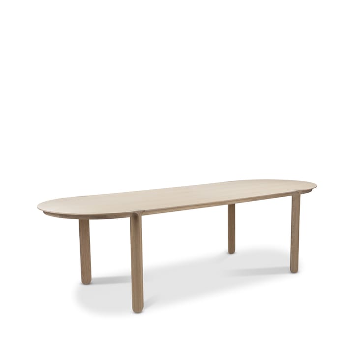 Amor eettafel, eik witgepigmenteerde hardwaxolie Mavis