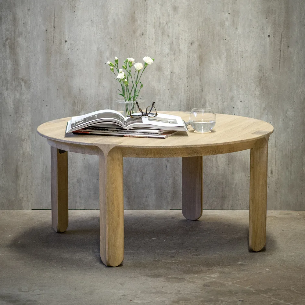 Amor salontafel, eiken wit wasolie Mavis