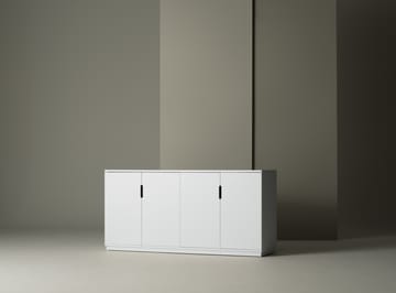 Aoko dressoir 77x160 cm - wit gelakt - Mavis