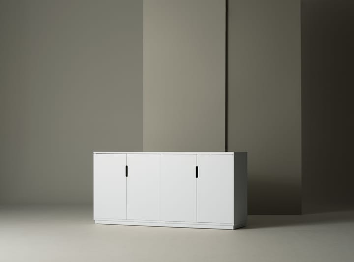 Aoko dressoir 77x160 cm, wit gelakt Mavis